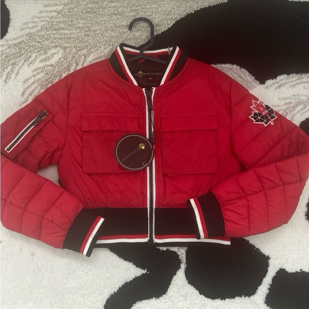Moose knuckles bomber jacket Kids （Boy or Girl）Small
